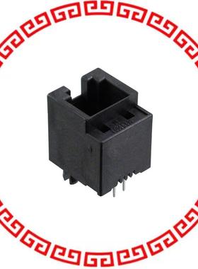 955032641 CONN MOD JACK 6P4C VERT UNSHLD