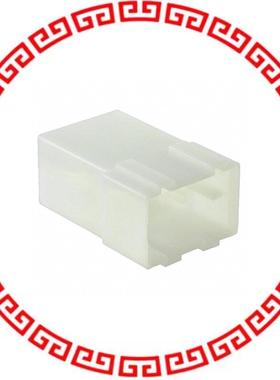 280072 CONN MALE TAB HSG 0.375 4POS CLR