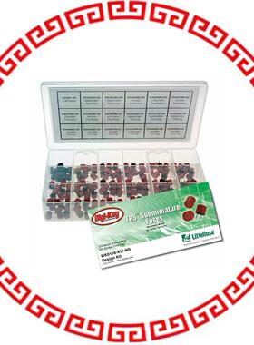 WK0116-KIT FUSE KIT BRD MNT 0.2-6.3A 185PC