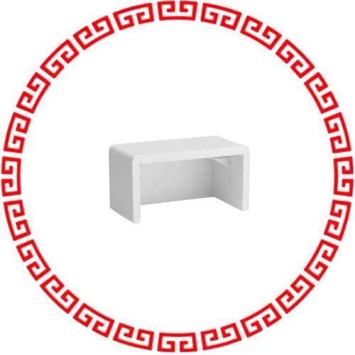 N080-C25-EC-WH RACEWAY END CAP, 20 PACK, WHITE,