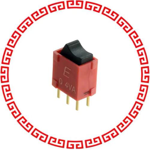 400UDP1R1BLKM2RE SWITCH ROCKER DPDT 0.4VA 20V