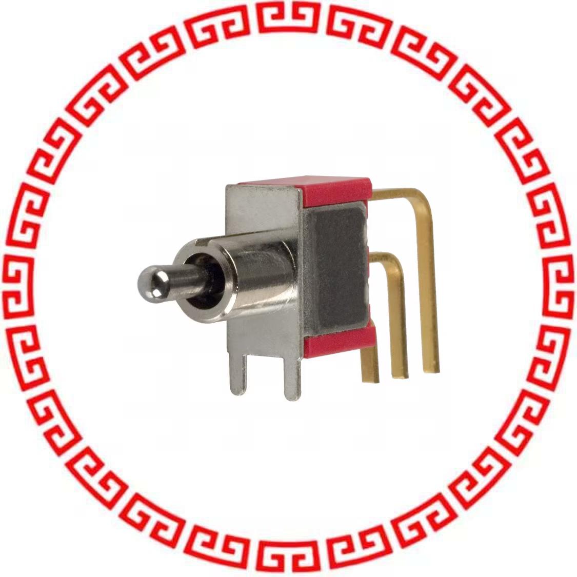 100SP1T2B4M7RE SWITCH TOGGLE SPDT 0.4VA 20V