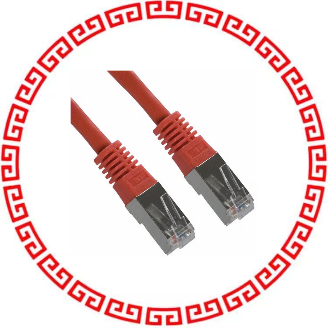 A-MCUP-80005/R CABLE MOD 8P8C PLUG-PLUG 1.64'