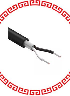 30-00653 CBL 2CON 28AWG SHLD BLK 305M BIO