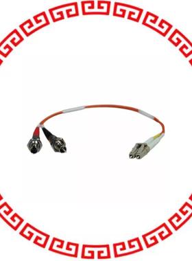 N457-001-50 FIBER OPTC CBL LC-ST DUPLX 305MM