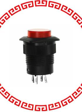 RP3508ABLKREDREDNS SWITCH PUSH SPST-NO 3A 125V