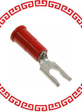 94865 CONN SPADE TERM 18-22AWG #6 RED