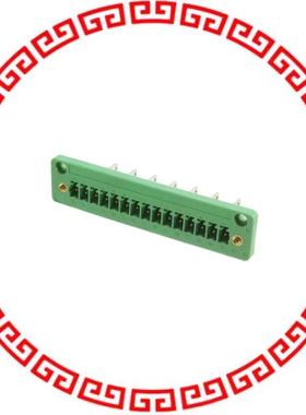 1829468 TERM BLK HEADER 15POS GREEN