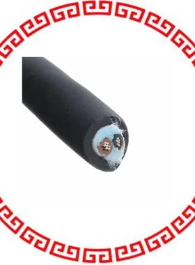 45012 BK005 CABLE 2 COND 24AWG BLACK 100'