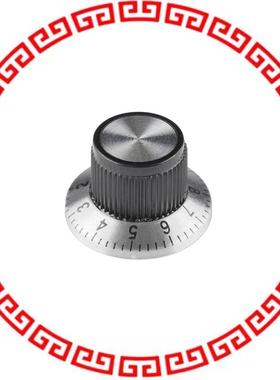 COM-11951 KNOB KNURLED W/SKRT 0.236 PLAST