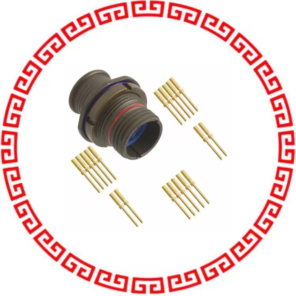 MKJ1A7W9-19PA CONN RCPT MALE 19POS GOLD CRIMP