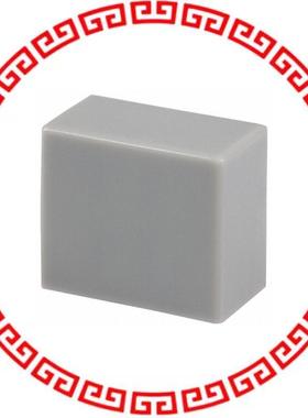 PE GY CAP KEYSWITCH RECTANGULAR GRAY