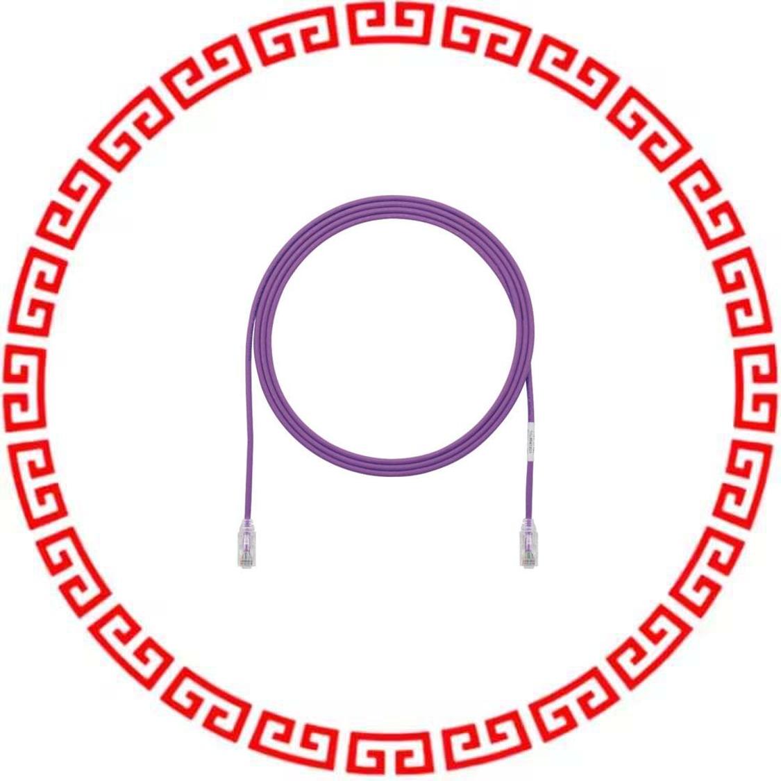 UTP28SP10VL COPPER PATCH CORD, CATEGORY 6 PE