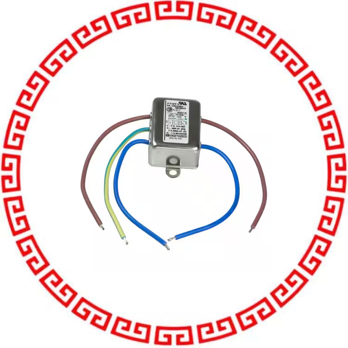 10VB3 LINE FILTER 250VAC 10A CHASS MNT