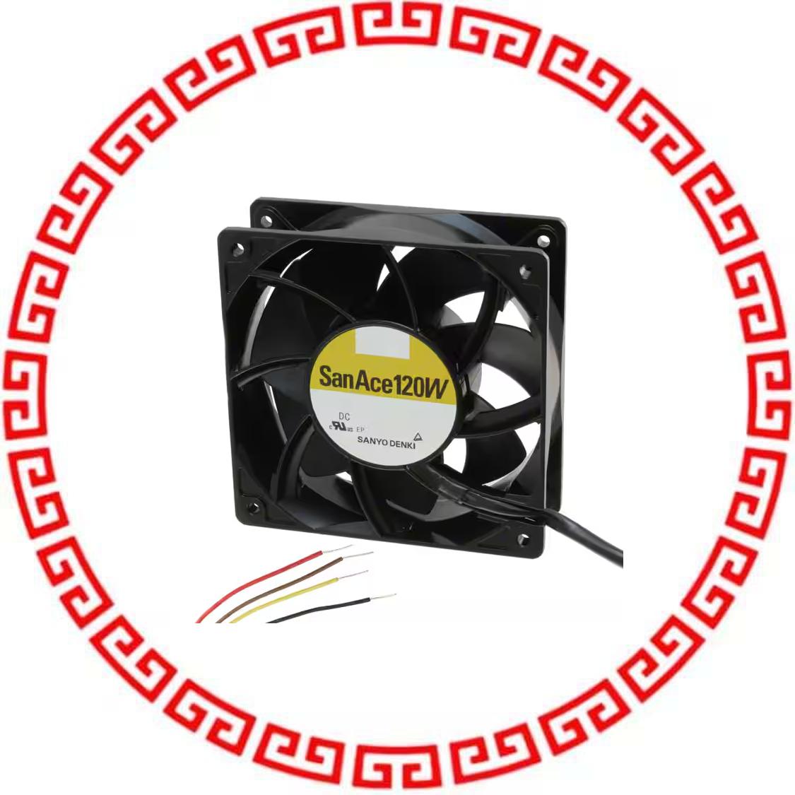 9WV1224P1H001 FAN 120X38MM 24VDC IP68 RBLS