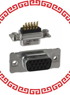 164A17059X CONN D-SUB HD RCPT 15POS STR