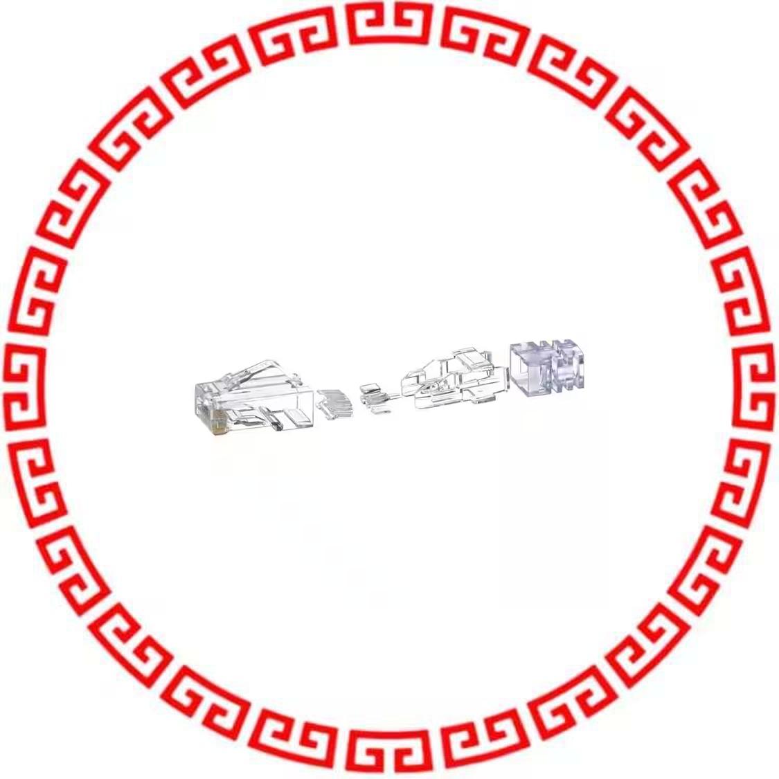 SP688-C 8-POSITION, 8-WIRE MODULAR PLUG,