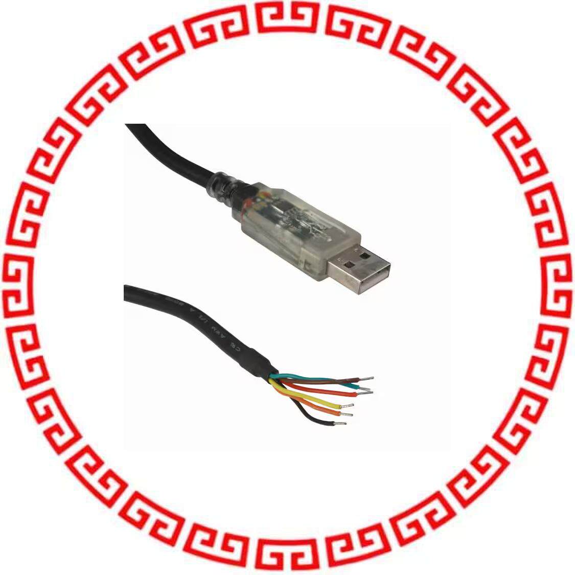 TTL-232RG-VREG3V3-WE CABLE USB SERIAL 3.3V WIRE 250MA
