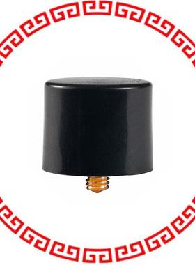 AT407A CAP PUSHBUTTON ROUND BLACK