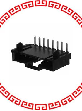 705550042 CONN HEADER 8POS .100 R/A 15AU