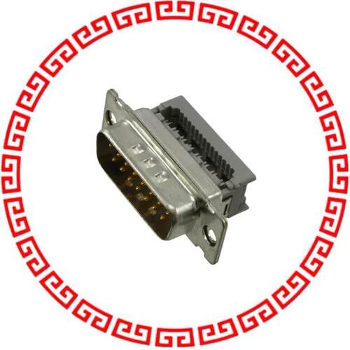 8215-8000 CONN DSUB PLUG 15POS PNL MNT IDC