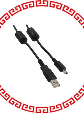 102-1031-BL-F0100 CABLE USB A M-B MINI 1M/FERRITE