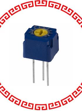 CT6EW103 TRIMMER 10K OHM 0.5W PC PIN TOP