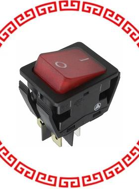 C6053ALBR3-1197W-B SWITCH ROCKER DPST 20A 277V