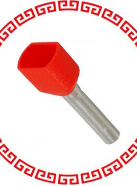 13101010 CONN FERRULE 2WIRE 18AWG