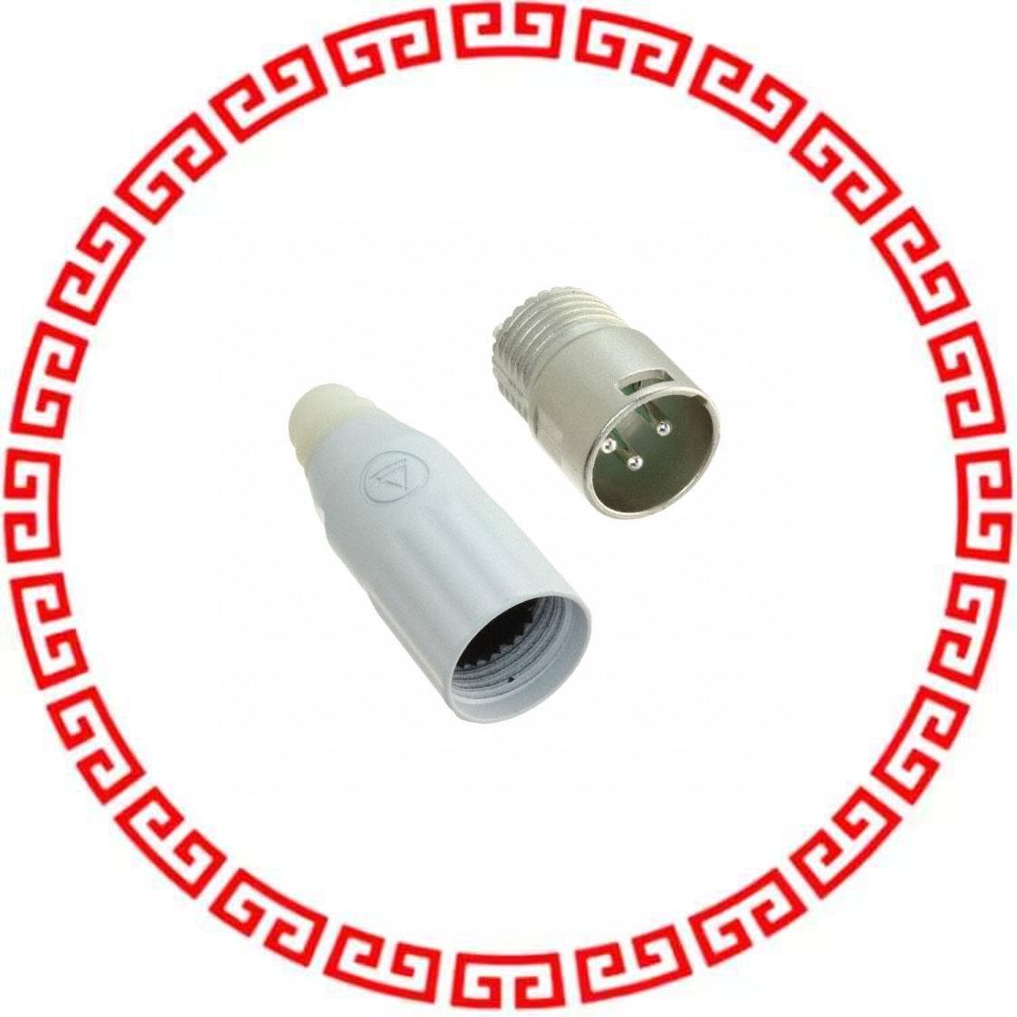 AAA3MWZ CONN RCPT MALE XLR 3POS SLDR CUP