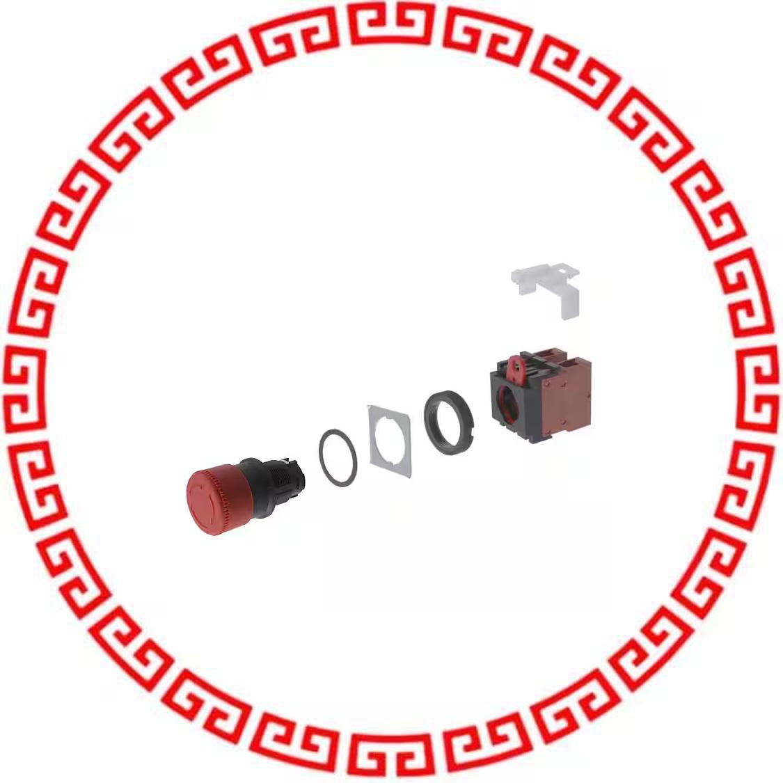 A22E-S-11 SWITCH PUSH DPST 10A 110V