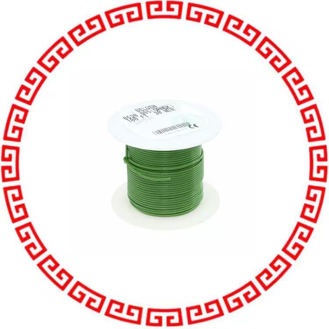 83009 005100 HOOK-UP STRND 18AWG GREEN 100'