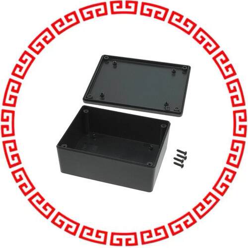 1591XXSSBK BOX PLASTIC BLK 4.43