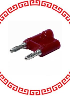 BU-PMDP-2 STACK DOUBLE BANANA PLUG RED