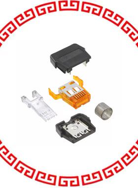 SS-310606-3-60 CONN MOD PLUG 6P6C SHIELDED