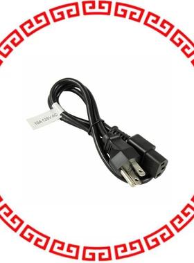 11-00022 CORD 18AWG 3COND PLG-RCPT 3.3'