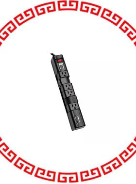 TLP608RUSBB SURGE PROTECT STRIP 6 OUTLET 8FT