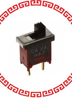 TS02CBE SWITCH SLIDE SPST 0.4VA 20V