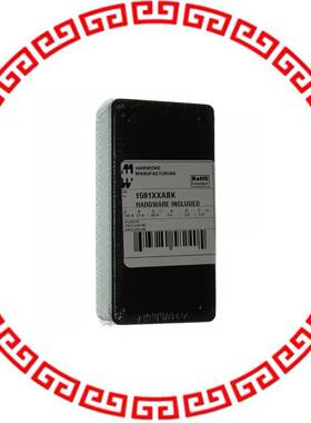 1591XXABK BOX ABS BLACK 3.97