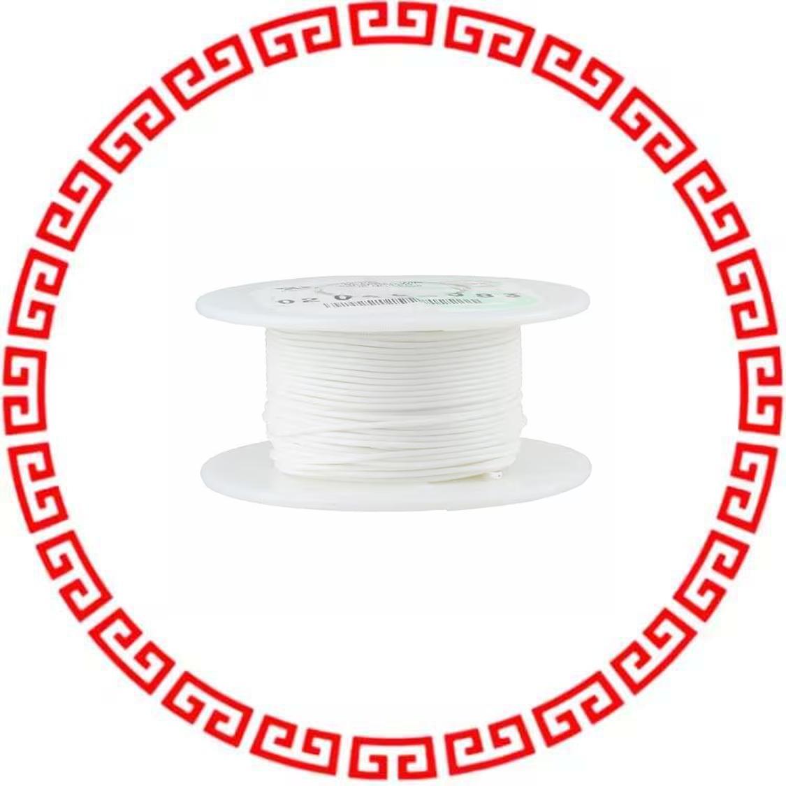 83002 009100 HOOK-UP STRND 26AWG WHITE 100'