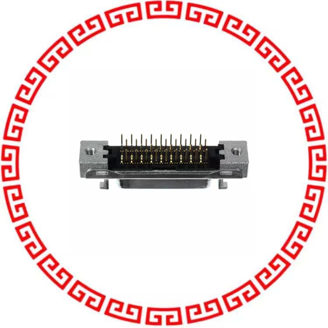 10236-6212PC CONN MDR RECPT 36POS VERT T/H