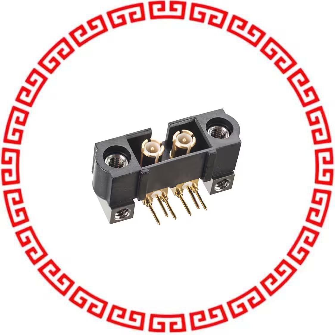 M80-MH313M5-02 CONN HDR COAX 6GHZ 4MM R/A 2POS