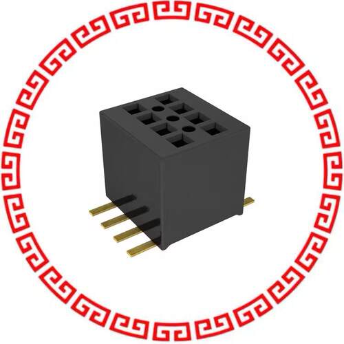 CLE-104-01-G-DV CONN RCPT 8POS .8MM DL GOLD SMD