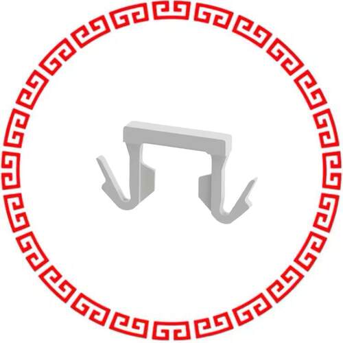 FCCE-9-01 CBL CLAMP FLAT NATURAL PUSH IN