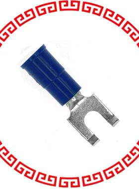 MVU14-6FFBK CONN SPADE TERM 14-16AWG #6 BLU