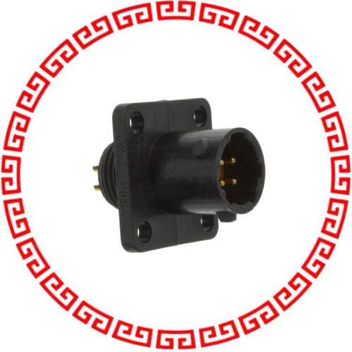 UTS08E4P CONN RCPT MALE 4POS SOLDER CUP