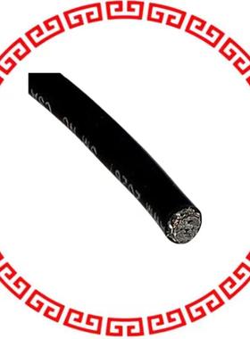 3659/09 100SF CBL RIBN 9COND 0.050 BLACK 100'