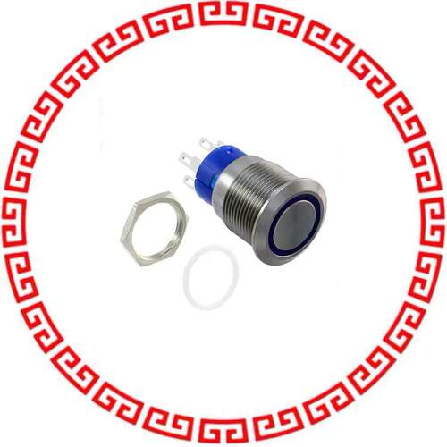 AV1921E712Q04 SWITCH PUSHBUTTON DPST 3A 250V