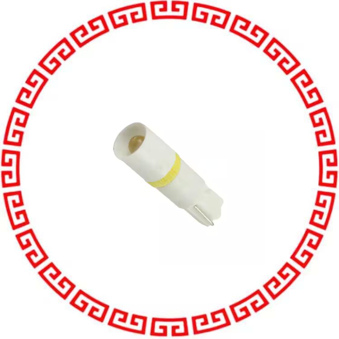 VC1511A45UY3 LED T1 3/4 WG 587NM YELLOW 28VDC