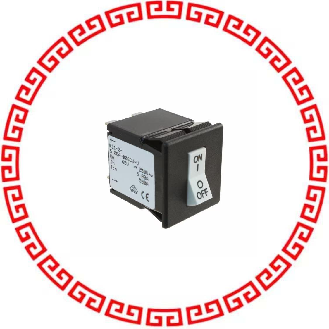 R21-2-2.00A-R06CV-V CIRCUIT BREAKER 2A ROCKER